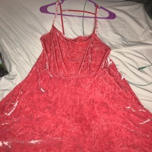 Forever 21 plus velvet above the knee dress